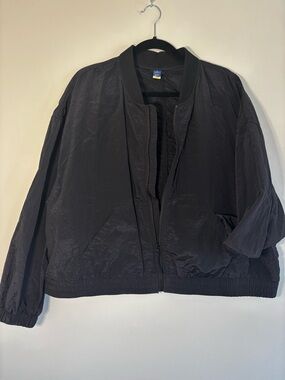 Old Navy Black Bomber Jacket
